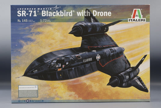 LOCKHEED MARTIN SR-71 BLACKBIRD ドローン付 1968/ ITALERI 1/72 ミニカー
