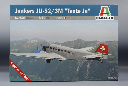 Junkers Ju-52/3 M Tante Ju モデルキット/ ITALERI 1/72 模型