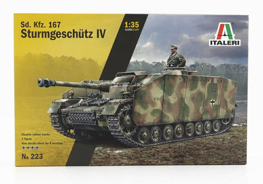 Sd. Kfz. 167 Sturmgeschuetz IV 迷彩 プラモデルキット / ITALERI 1/35 ミニカー ミリタリー模型