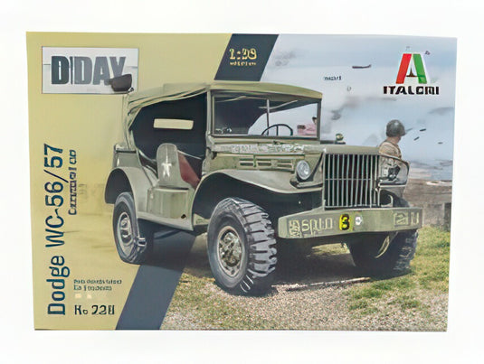 DODGE WC56/57 4X4 コマンドカー ミリタリー 1944/ ITALERI 1/35 ミニカー