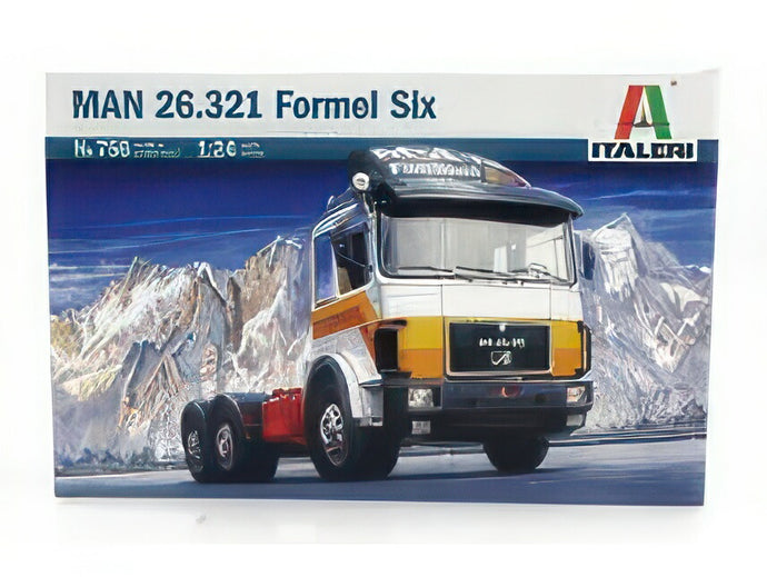 MAN 26.321 Formel Six トラクタートラック モデルキット/ ITALERI 1/24 模型