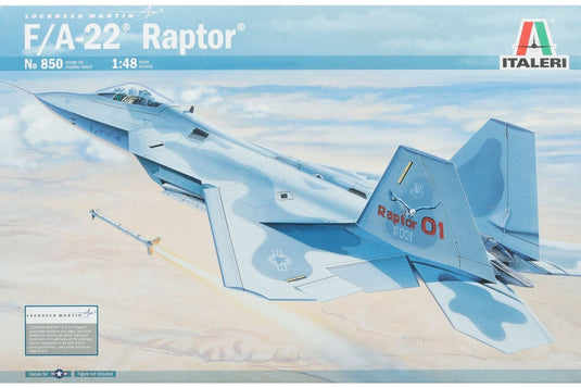 Lockheed Martin F/A-22 Raptor ラプター 組み立てプラモキット模型 戦闘機 /ITALERI 1/48