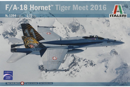 McDonnell Douglasマクドネルダグラス F/A18 Hornetホーネット Tiger Meet 2016 /Italeriイタレリ 1/72 組み立てプラモキット模型