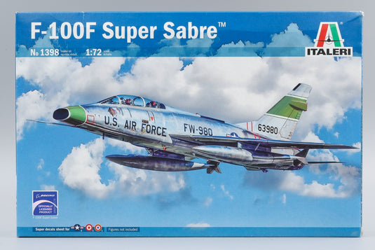 North Americanノースアメリカン F100F Super Sabreスーパーセイバー /Italeriイタレリ 1/72 組み立てプラモキット模型