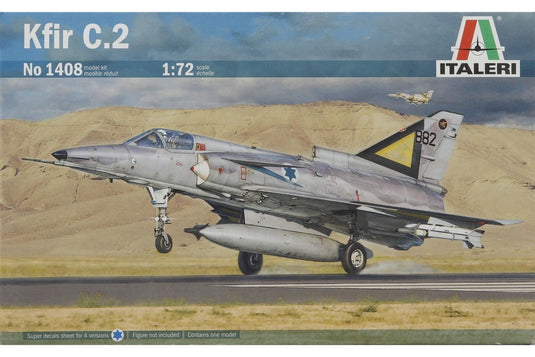 IAI Kfirクフィール C.2 IAF /Italeriイタレリ 1/72 組み立てプラモキット模型
