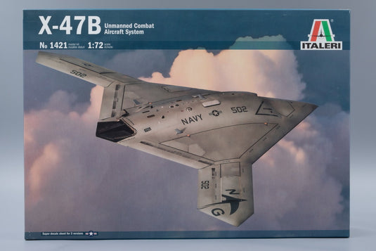 U.S. NAVY UCAS 無人戦闘攻撃機 X-47B モデルキット/ ITALERI 1/72 模型