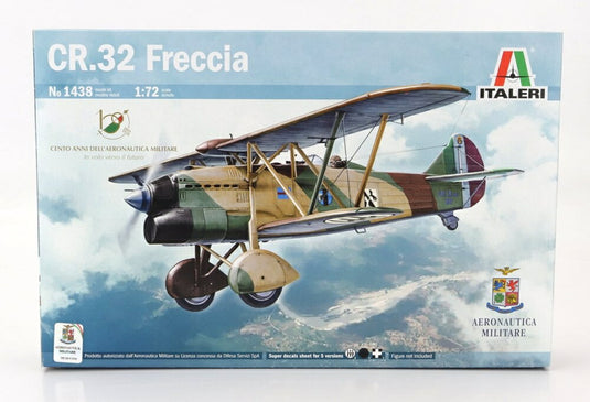 FIATフィアット CR.32 Freccia フレッチャ イタリア空軍 1934 モデルキット / ITALERI 1/72 ミニカー ミリタリー模型