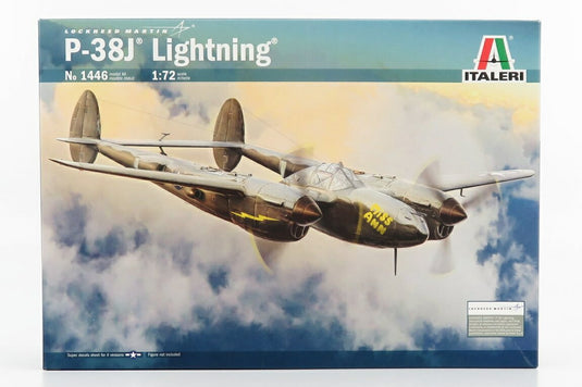 Lockheed Martinロッキードマーティン P-38J Lightningライトニング Miss Ann プラモデルキット / ITALERI 1/72 ミニカー ミリタリー模型