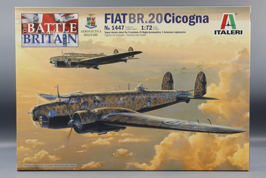 Fiat BR.20「チコーニャ」バトル・オブ・ブリテン80周年記念 モデルキット/ ITALERI 1/72  模型 プラモデル