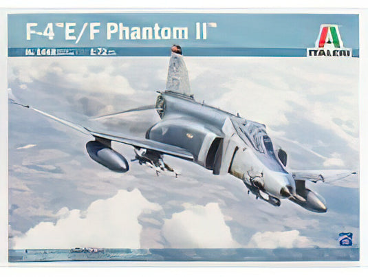 McDONNEL DOUGLAS F-4 E/F PHANTOM II AIRPLANE MILITARY 1960 //ITALERI 1/72模型モデルキット