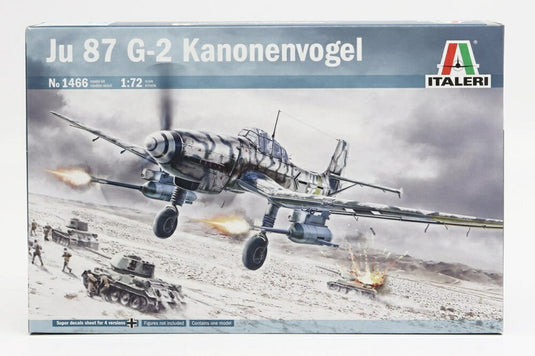 ユンカース Ju 87 G-2 カノンフォーゲル 軍用機 1944 プラモデルキット/ ITALERI 1/72 模型