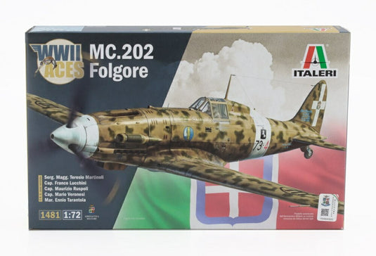 マッキ MC.202 フォルゴーレ イタリア空軍 1940 プラモデルキット/ ITALERI 1/72 模型