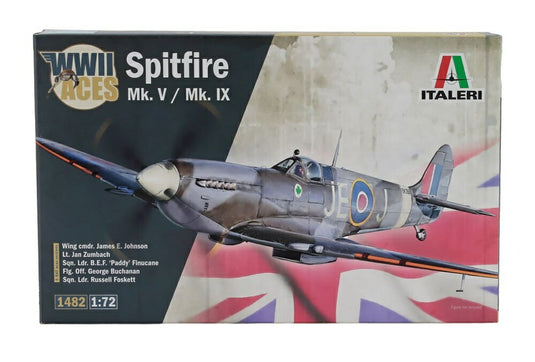 Supermarineスーパーマリン Spitfireスピットファイア Mk.V / Mk.IX プラモデル / ITALERI 1/72 ミニカー ミリタリー模型