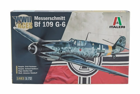 Masserschmittメッサーシュミット Bf 109 G6 1936 Military Airplaneミリタリーエアプレーン / ITALERI 1/72 飛行機