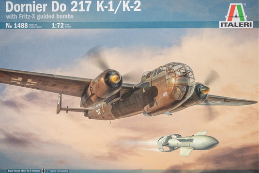 Dornier Do 217K-1 K-2 w Fritz-X モデルキット/ ITALERI 1/72 模型