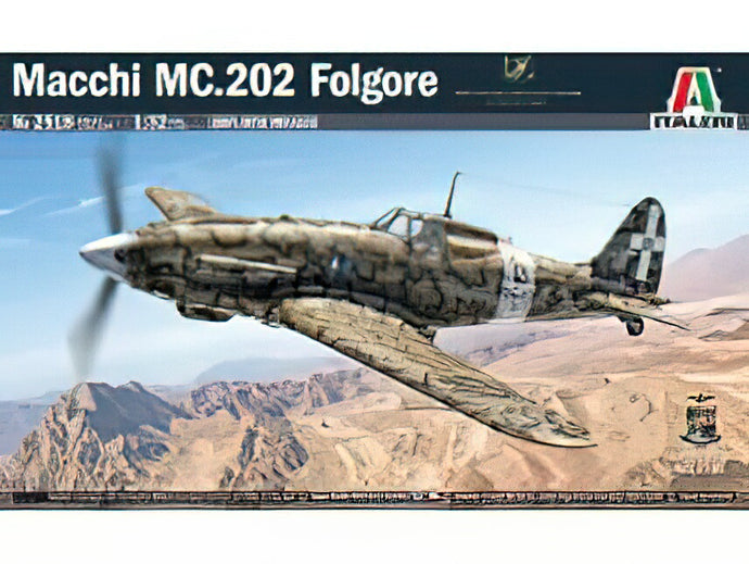 MACCHI - MC.202 FOLGORE AIRPLANE WWII ITALIA MILITARY (DECAL PER 8 VERSIONI) 1940 /ITALERI 1/32 ミニカー