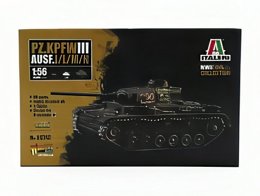 TANK PZ.KPFW. III AUSF.L/J/M/N 戦車 1942 ミリタリー/ ITALERI 1/56 プラモデル キット