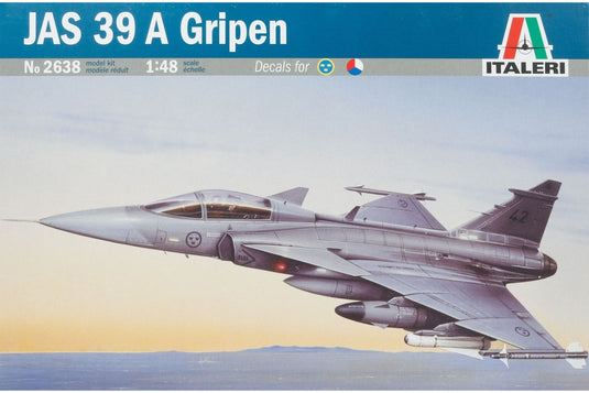 Saab JAS 39 A Gripen グリペン 組み立てプラモキット模型 戦闘機 /Italeri 1/48