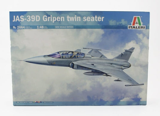Saabサーブ JAS 39D Gripenグリペン Twin Seater複座型 2011 Militaryミリタリー Airplane飛行機 / ITALERI 1/48 飛行機