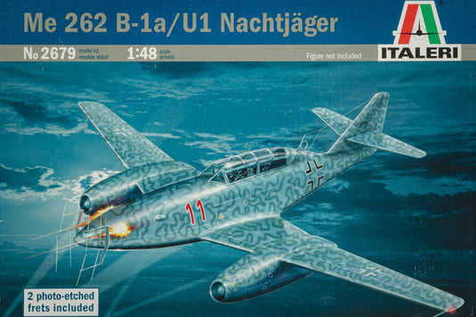 Messerschmitt Me 262 B-1a/U1 Nachtjaeger ナハトイェーガー 組み立てプラモキット模型 戦闘機 /ITALERI 1/48