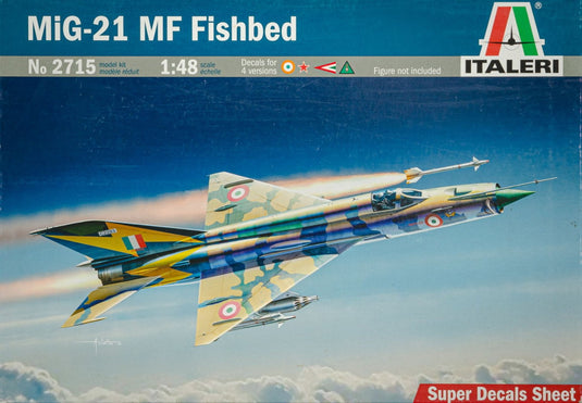 MIG21 MF Fishbed 組み立てプラモキット模型 /Italeri 1/48