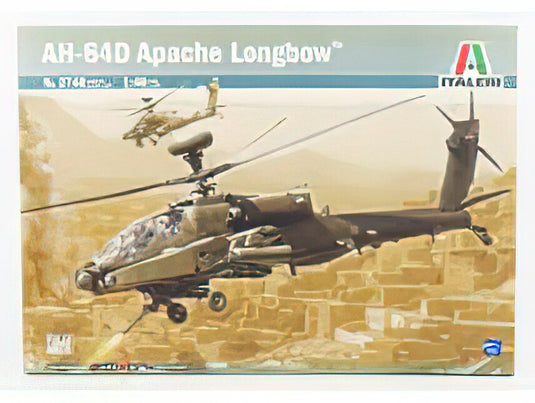 HUGHES AH-64D APACHE LONGBOW HELICOPTER MILITARY 1975 //ITALERI 1/48模型モデルキット