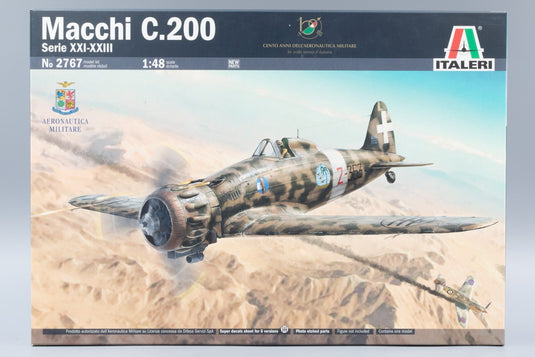Macchi C.200 シリーズ XXI-XXIII モデルキット/ ITALERI 1/48  模型 プラモデル