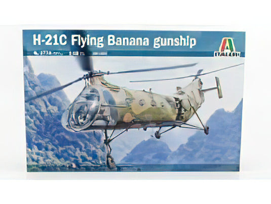 PIASECKI H21-C FLYNING BANANA GUNSHIP HELICOPTER MILITARY 1952 //ITALERI 1/48模型モデルキット