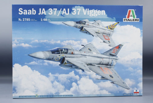 Saab JA 37/AJ 37 Viggen ビゲン 組み立てプラモキット模型 戦闘機 /ITALERI 1/48