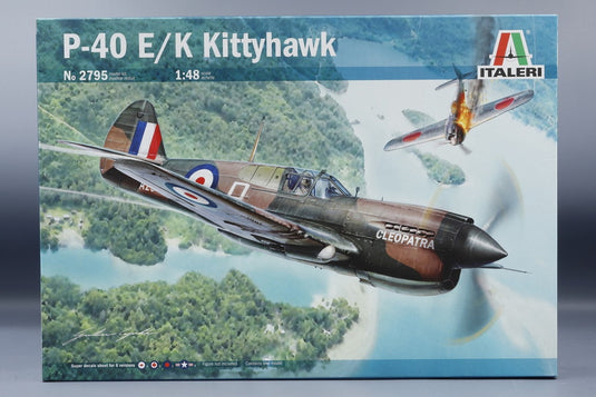 P-40 E/K Kittyhawk モデルキット / ITALERI 1/48 模型 プラスチックモデルキット