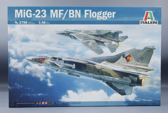 MiG-23 MF/BN「フロッガー」モデルキット/ ITALERI 1/48  模型 プラモデル