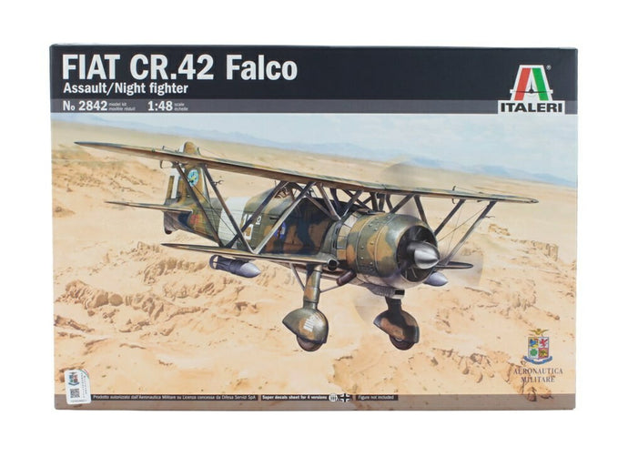 フィアット CR.42 ファルコ 夜間戦闘機 軍用機 1939/ ITALERI 1/48 モデルキットプラモデル