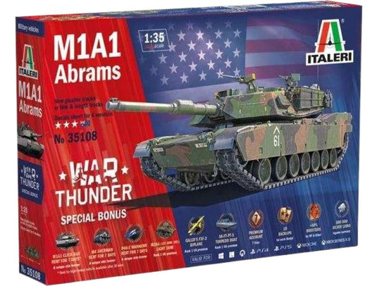 M1A1 エイブラムス War Thunder / Italeri 1/35 プラモデルキット　模型