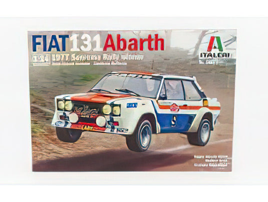 FIAT 131 ABARTH N 9 WINNER RALLY SANREMO 1977 J.C.ANDRUET C.DELFERIER //ITALERI 1/24模型モデルキット