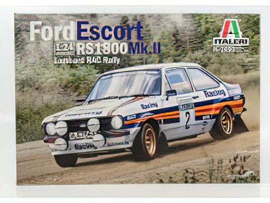 FORD ENGLAND ESCORT MKII N 2 RALLY RAC LOMBARD 1981 A.VATANEN D.RICHARDS //ITALERI 1/24模型モデルキット