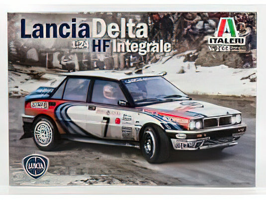 LANCIA DELTA HF INTEGRALE MARTINI 16V N 1 RALLY MONTECARLO 1990 M.BIASION T.SIVIERO + DELTA HF INTEGRALE 16V MARTINI N 7 WINNER RALLY MONTECARLO 1990 D.AURIOL B.OCCELLI //ITALERI 1/24模型モデルキット