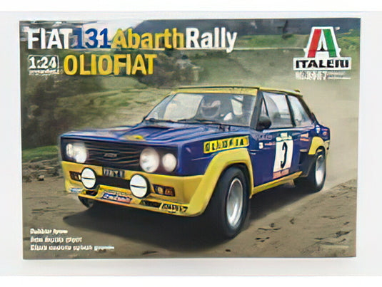 FIAT 131 ABARTH OLIO FIAT N 3 1976 M.ALEN I.KIVIMAKI //ITALERI 1/24模型モデルキット