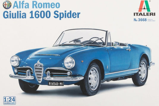 Alfa Romeo ジュリア 1600 スパイダー モデルキット/ ITALERI 1/24  模型 プラモデル