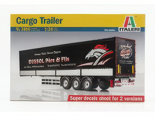 TRAILER   TRAILER FOR TRUCK   RIMORCHIO TELONATO   / モデルキット プラモデル / ITALERI 1/24 模型