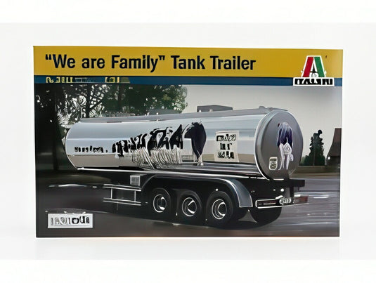 トレーラー タンクローリー WE ARE FAMILY - 牛乳輸送/ ITALERI 1/24 ミニカー