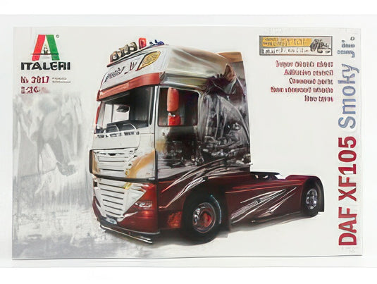DAF   XF105 460 SPACE CAB TRACTOR TRUCK 2 ASSI 2011   / モデルキット プラモデル / ITALERI 1/24 模型
