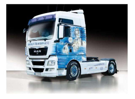 Man TGX XXL ウルフトランスポート プラモデルキット/ITALERI 1/24模型