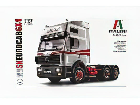 MERCEDES BENZ SK1850 EUROCAB TRACTOR TRUCK 3-ASSI 1994 //ITALERI 1/24模型モデルキット