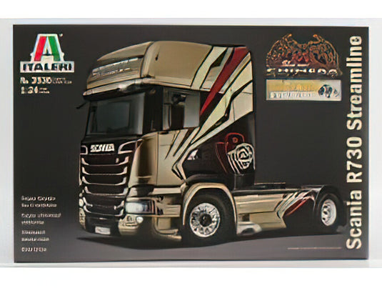 SCANIA R730 TRACTOR TRUCK STREAMLINE TEAM CHIMERA 2-ASSI 2011 //ITALERI 1/24模型モデルキット