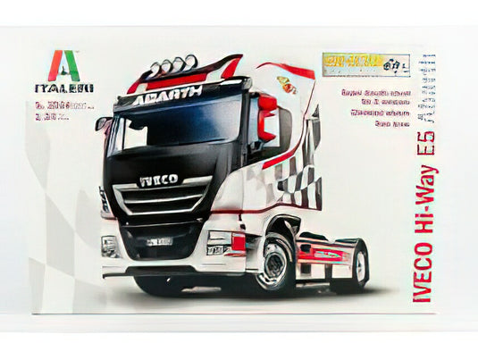 IVECO FIAT STRALIS HI-WAY TRACTOR TRUCK ABARTH 2-ASSI 2010 //ITALERI 1/24模型モデルキット
