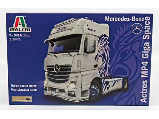 MERCEDES BENZ ACTROS MP4 GIGA SPACE TRUCK 2012 //ITALERI 1/24模型モデルキット