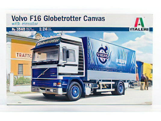 VOLVO F16 INTERCOOLER TRUCK GLOBETROTTER 2-ASSI 1982 //ITALERI 1/24模型モデルキット