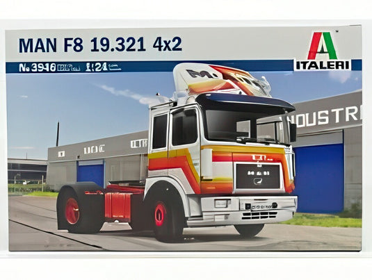 MAN 19.321 F8 ターボ トラクター トラック 2-ASSI 1975/ ITALERI 1/24 プラモデル 模型