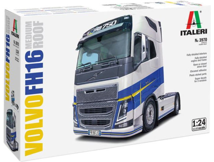 Volvo FH16 Medium Roof トラクタ / ITALERI 1/24 模型 プレスチックモデル