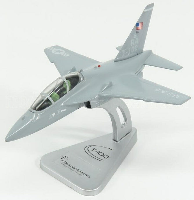 AERMACCHI T-100 訓練機 航空機 2004 USAF ライトグレー/ ITALERI 1/100 ミニカー